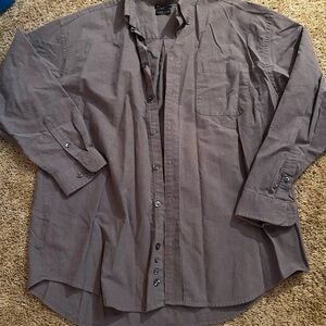 Van Heusen Men's Charcoal Button-Down Shirt